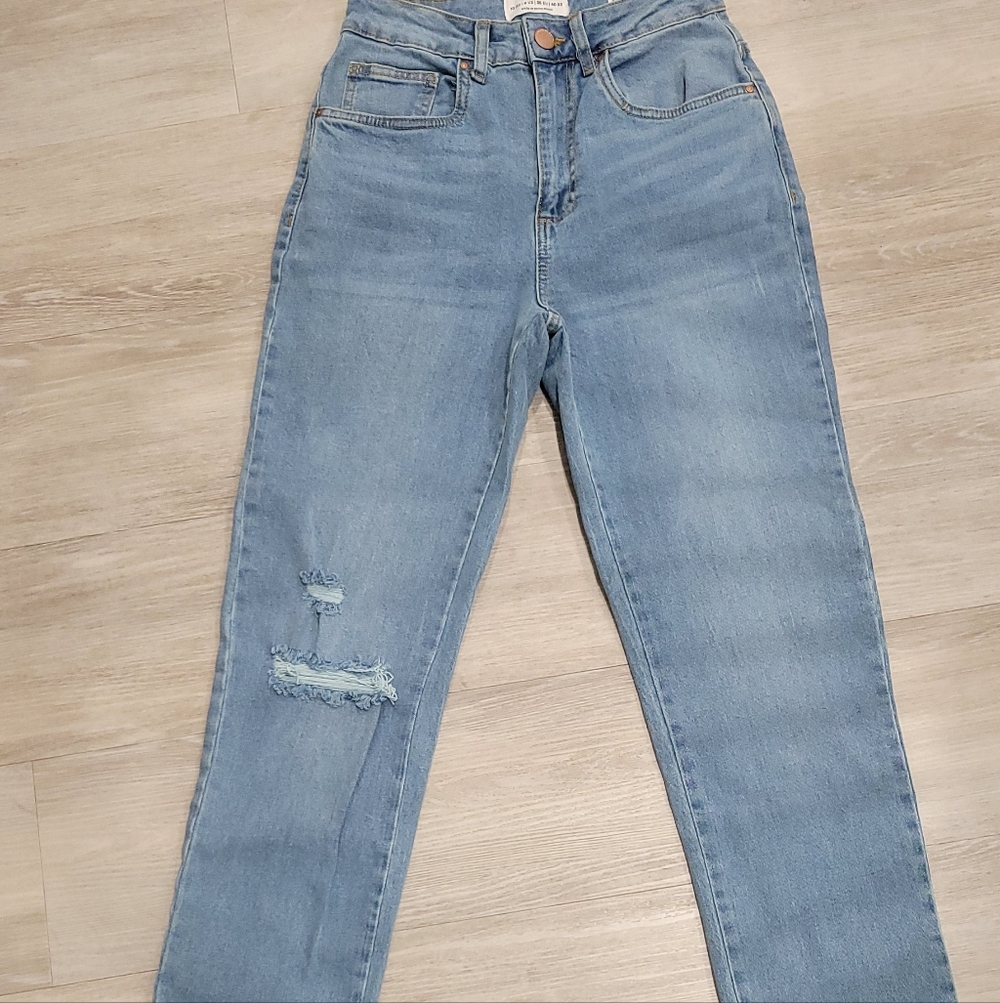 Cotton:On Stretch Straight Leg Jeans Size 6